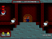 addams family kitchen level on snes